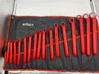 WIHA 16 Piece Insulated Deep Offset Wrench Set - Metric